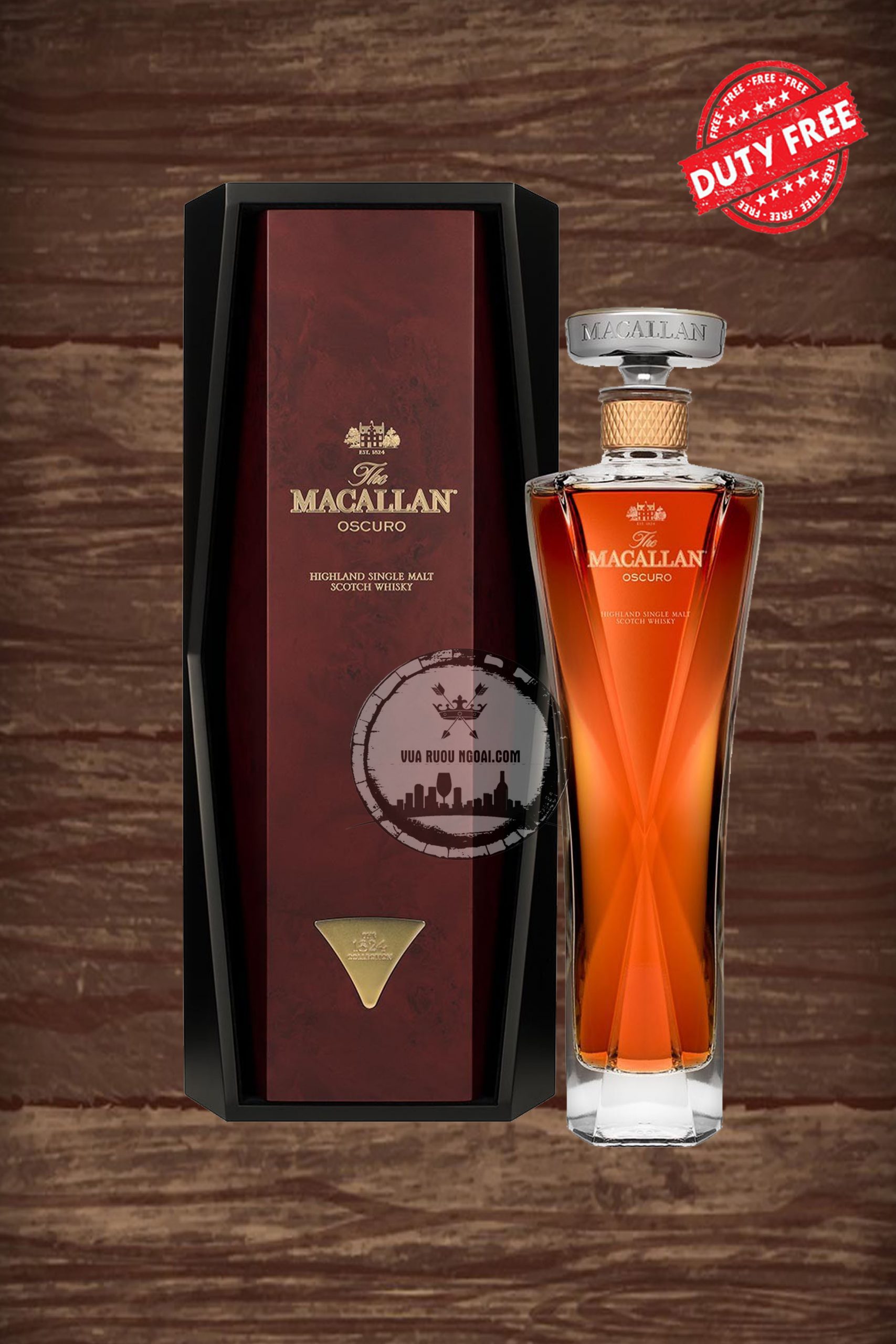 Macallan 1824 Oscuro Duty Free Vua Rượu Ngoại