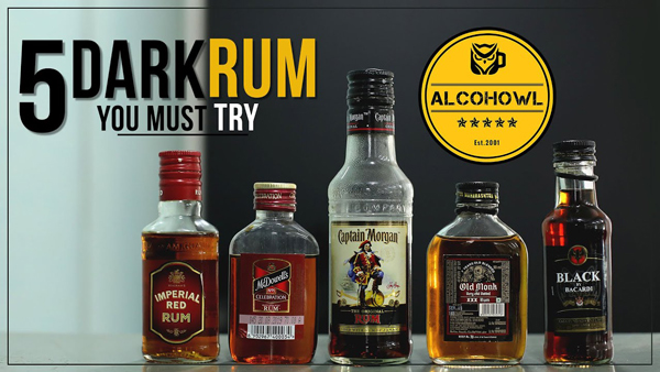 Top 5 chai Dark Rum (Rum đen) được ưa chuộng nhất hiện nay