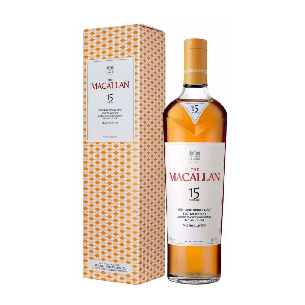 Chai Rượu Macallan 15 năm Colour Collection dung tích 700ml Rượu The Macallan Colour Collection 15Years Old chính hãng tại Vua Rượu Ngoại