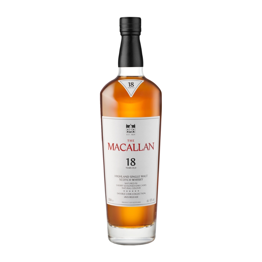 Chai Rượu Macallan 18 năm Double Cask 2025 Edition dung tích 700ml.2 Rượu Macallan 18 năm Double Cask 2025 Edition chính hãng tại Vua Rượu Ngoại