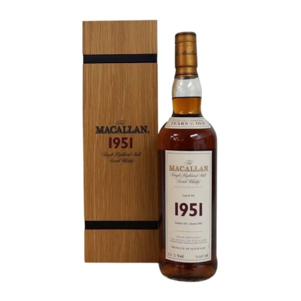 Rượu Macallan 1951 - 51 năm Cask No. 644 Fine & Rare chính hãng tại Vua Rượu Ngoại