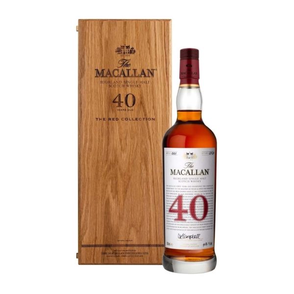 Rượu Macallan 40 năm - The Red Collection chính hãng tại Vua Rượu Ngoại