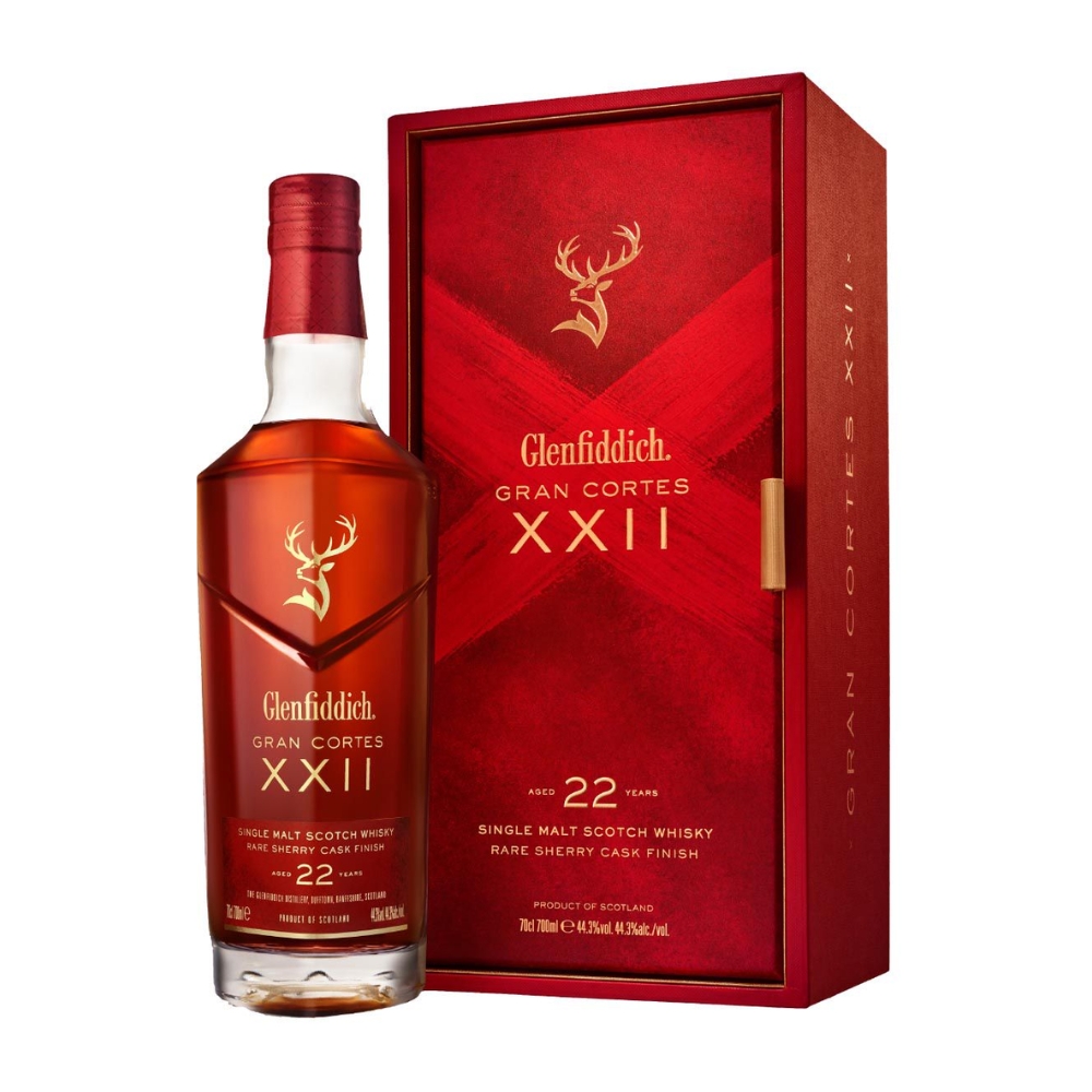 Chai Rượu Glenfiddich 22 Gran Cortes XXII dung tích 700ml