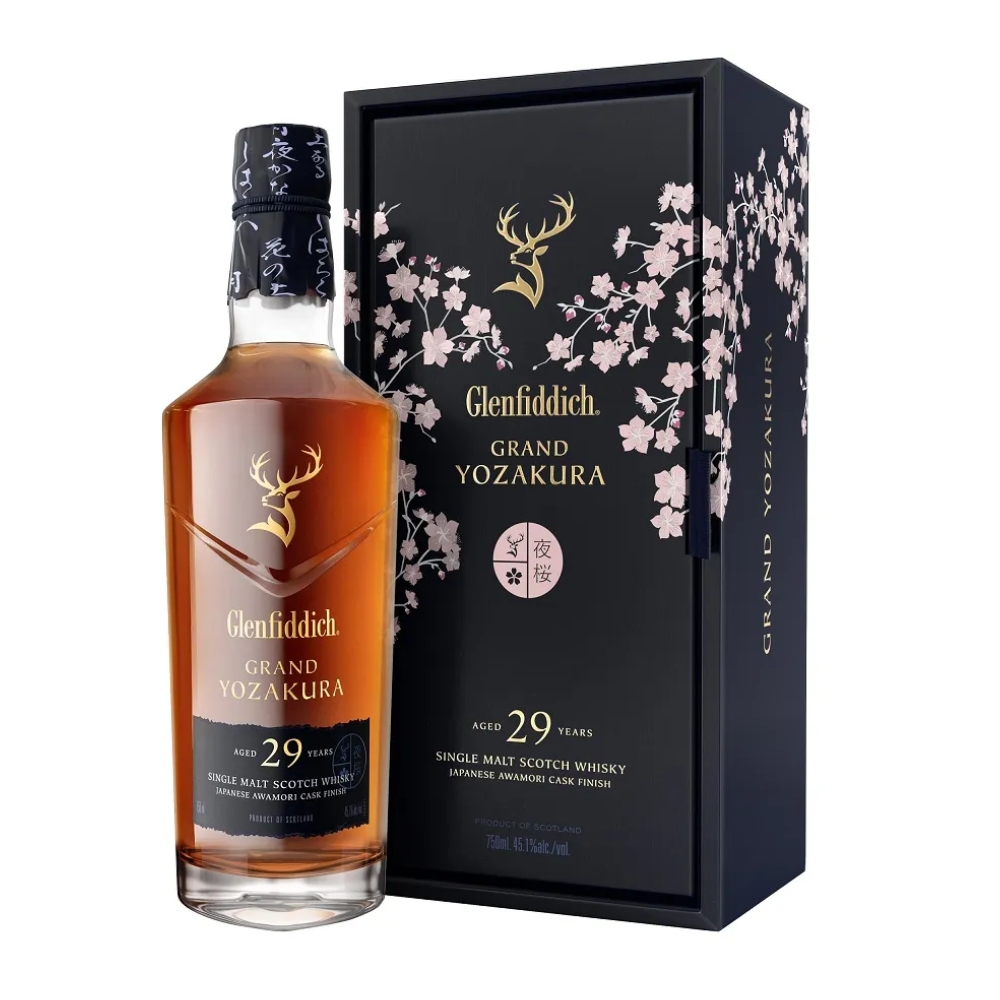 Chai Rượu Glenfiddich 29 Năm Grand Yozakura dung tích 700ml