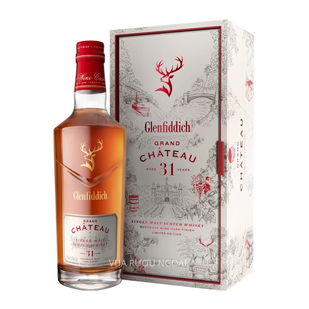 Chai Rượu Glenfiddich Grand Château 31 Năm dung tích 700ml