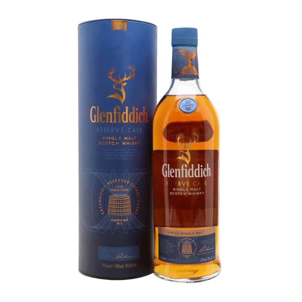 Chai Rượu Glenfiddich Reserve Cask 1 Lít dung tích 1000ml